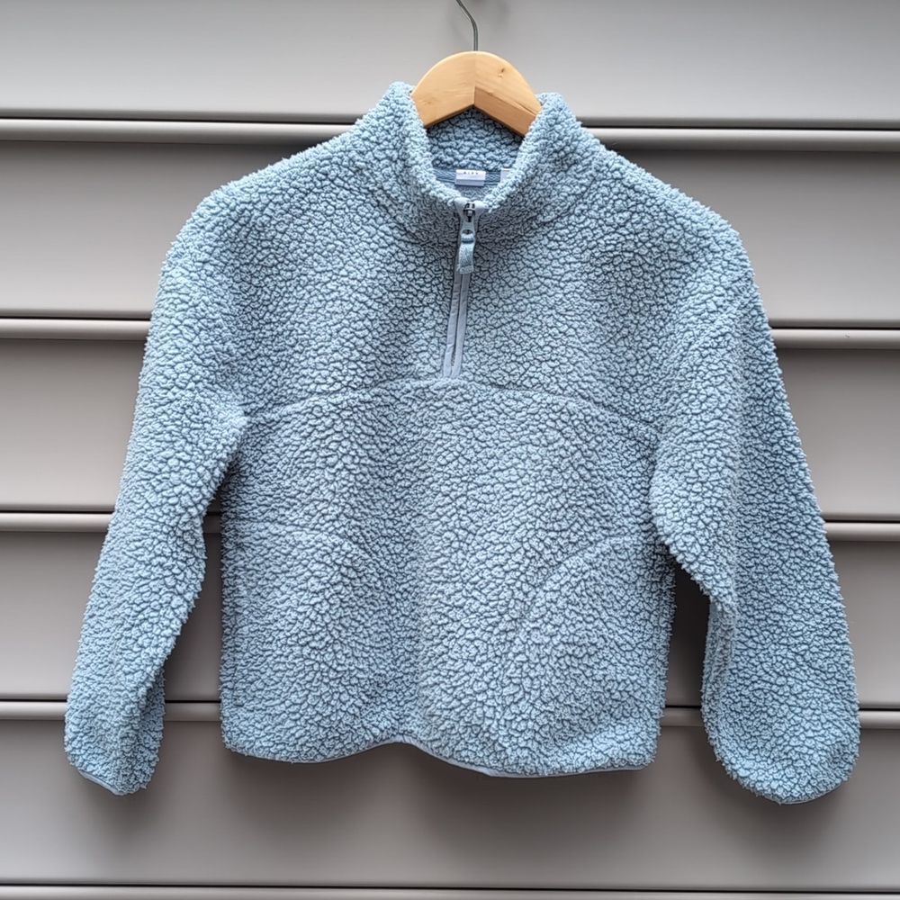 GAP Quarter Zip Fleece Cute Cozy Outdoor Gorpcore Hiking